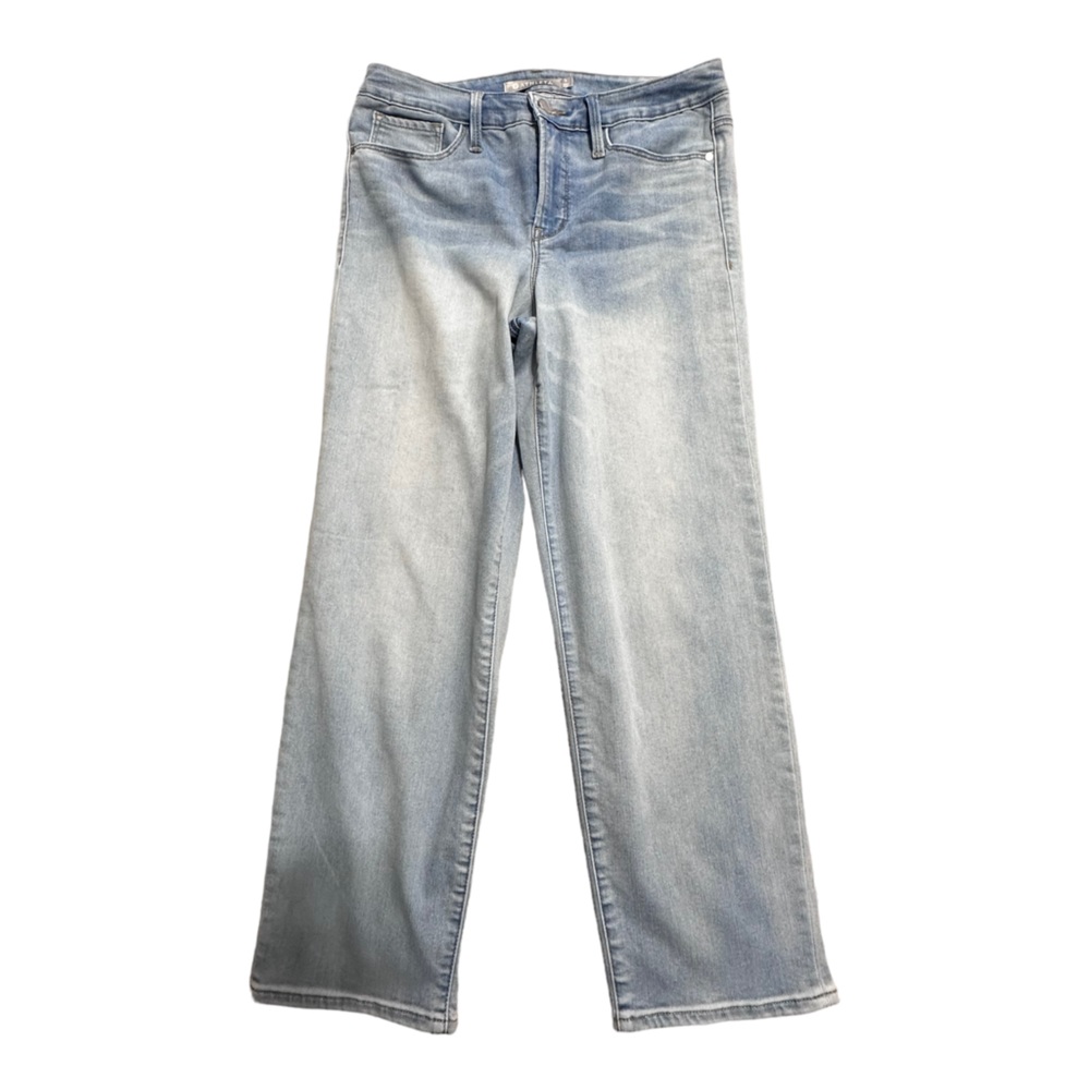 Athleta Light Washed Relaxed Fit Ankle Jeans, Size 8